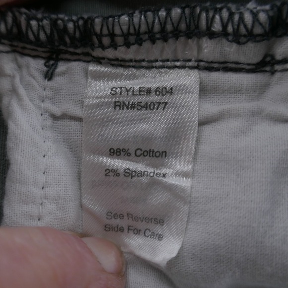 CAbi Womens Modern Camo Skinny Jeans Size 4 Gray‎ 5 Pocket Low Rise Jegging - Picture 11 of 13